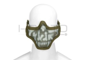 Invader Gear Steel Half Face Mask Death Head OD