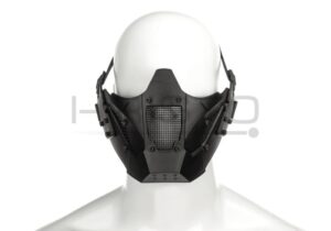 Pirate Arms Warrior Steel Half Face Mask BK