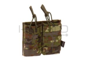 Invader Gear 5.56 Double Direct Action Mag Pouch Flecktarn