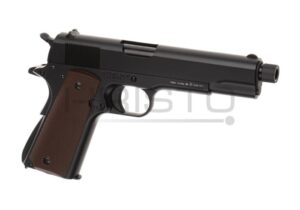 Airsoft pištolj KJ Works M1911 TBC Full Metal GBB (gas-blowback) BK