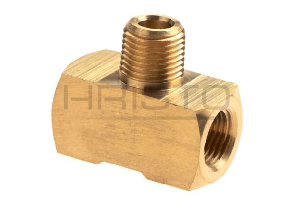 EpeS HPA Twin Coupling T Shape - 2x Inner 1/8NPT - Output I