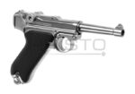 Airsoft pištolj WE P08 Full Metal GBB (gas-blowback) Silver