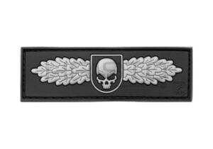 JTG SOF Skull Badge Rubber Patch SWAT