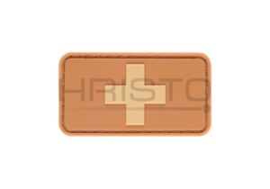 JTG Swiss Flag Rubber Patch DESERT