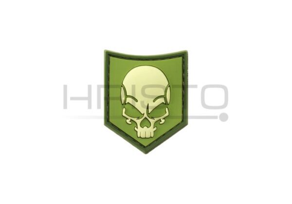 JTG SOF Skull Rubber Patch Forest