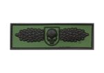 JTG SOF Skull Badge Rubber Patch Forest