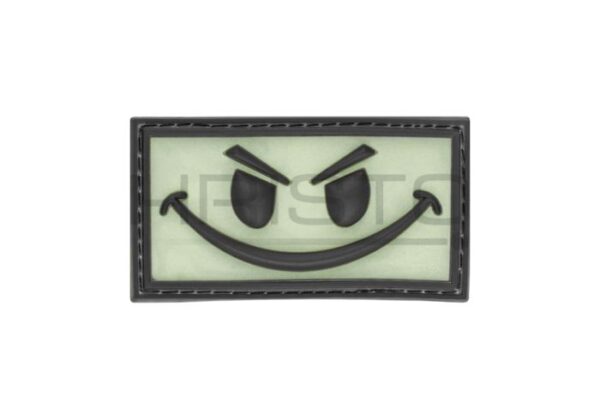 JTG Evil Smile Rubber Patch Glow Back