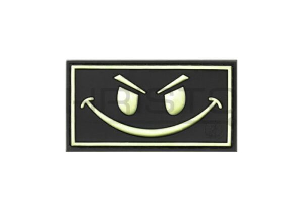 JTG Evil Smile Rubber Patch Glow in the Dark