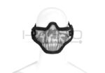 Invader Gear Steel Half Face Mask Death Head BK