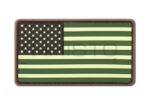 JTG US Flag Rubber Patch Forest