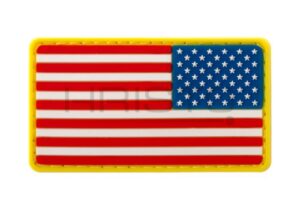 JTG US Flag Rubber Patch Reversed Color