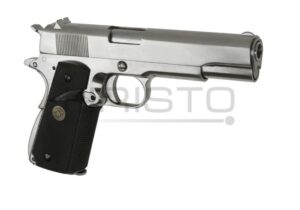 Airsoft pištolj WE M1911 MEU Full Metal V3 GBB (gas-blowback) Silver