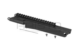 G&P M249 Metal Feed Tray Cover with Rail BK