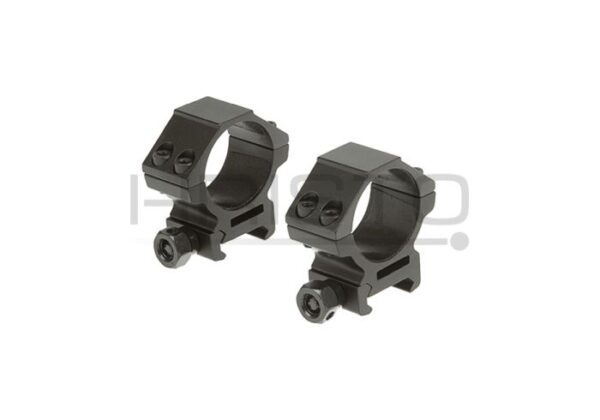 Leapers 30mm Mount Rings Low BK