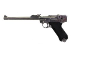 WE airsoft P08 8" Full Metal SV GBB (gas-blowback) pištolj (zeleni plin)