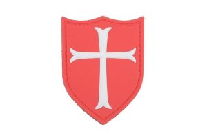 GFC Crusader Red 3D rubber patch