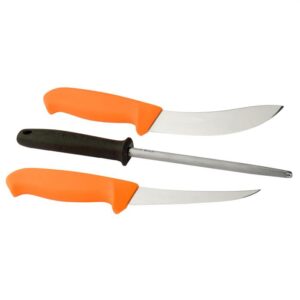 Mora Lovački Set Hi-Vis orange noževi i štrajher
