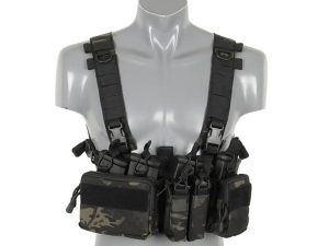 8Fields Premium Recce/Sniper chest rig Muticam Black