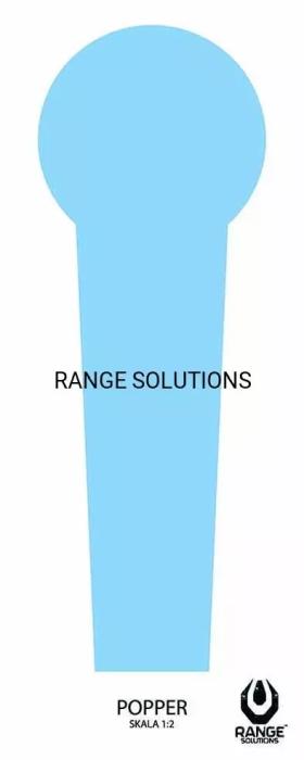 Range Solutions Popper Shooting target - 100 kom.