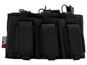 Swiss Arms Double Mag x3 MOLLE panel Black
