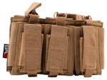Swiss Arms Double Mag x3 MOLLE panel Coyote
