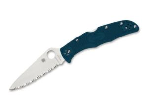Spyderco Endura 4 Lightweight K390 Serrated Blue preklopni nož