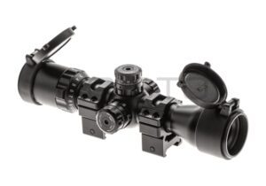 Leapers BugBuster 3-12X32 Scope Side AO Mil-Dot With QD Rings Black