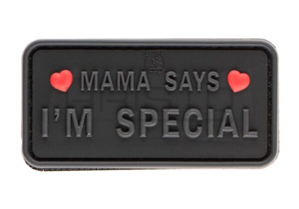 JTG Mama Says I'm Special Patch Black
