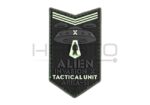 JTG Alien Invasion X-Files Patch Green