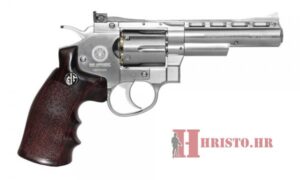 G&G G732 SV silver airsoft revolver CO2