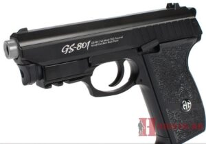 G&G GS-801 s laserom GBB (gas-blowback) Co2 BK airsoft pištolji