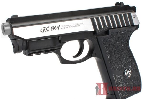 G&G GS-801 SV Co2 GBB (gas-blowback) s laserom airsoft pištolj