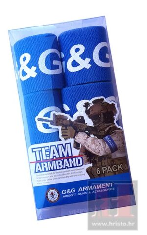 G&G team armband (6 kom.) PLAVA