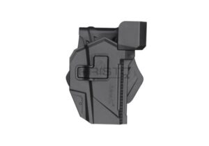 Amomax Paddle Holster for Glock 17/19 and CZ P10C with Red Dot Sight BK