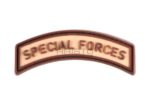 JTG Special forces Tab Rubber Patch Desert