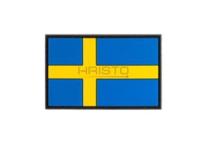 JTG Sweden Flag Rubber Patch Multicolor
