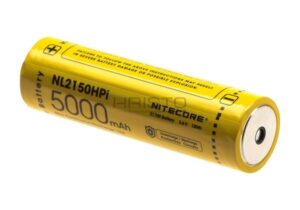 Nitecore NL2150 21700 Battery 3.7V 5000mAh + F21i Fast Charging Power System Yellow