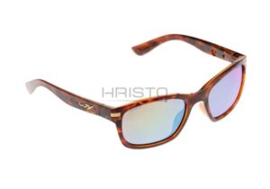 WileyX WX Helix Captivate Polarized Green Mirror Brown