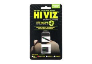 HIVIZ Litewave H3 Tritium/Litepipe Sight Set for Glock 17/19 GLN525