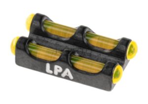 LPA Yellow Twin Fiber Optics Front Sight 2,6 MA Thread