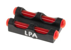 LPA Red Twin Fiber Optics Front Sight 3,0 MA Thread