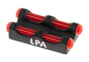 LPA Red Twin Fiber Optics Front Sight 2,6 MA Thread