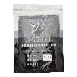 JS Tactical airsoft kuglice BB 0.36g/1kg CRNE