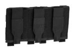 Flapped Ten-Speed M4 Three Mag Pouch Black