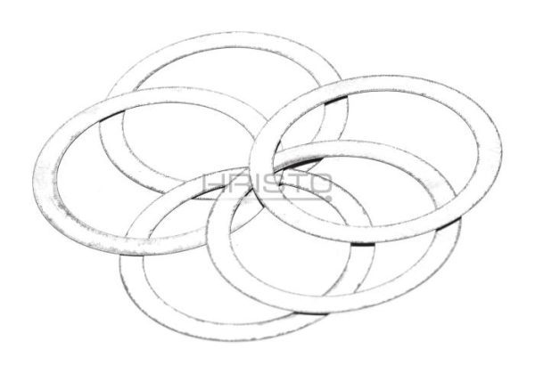 AR15 Barrel Nut Spacer 5pcs – 0.1x22.5x28mm