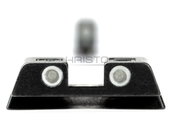 Steel Rear Sight GMS 6.5mm Fluorescent