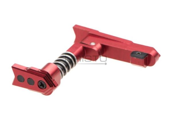 CNC Aluminum Advanced Magazine Release Style A Red