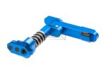 CNC Aluminum Advanced Magazine Release Style B Blue