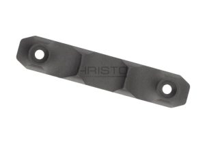 Type D CNC Aluminium Rail Cover Short for M-LOK & Keymod Black