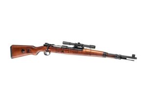 Karabiner 98K Bolt-Action Sniper Rifle Real Wood with Scope